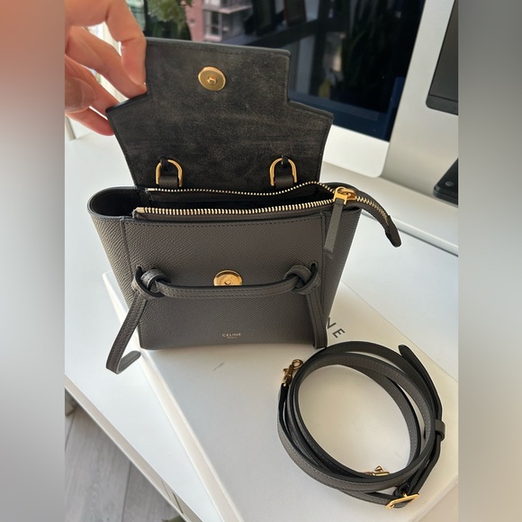 CELINE PICO BELT BAG IN GRAINED CALFSKIN - Picture 7 of 10